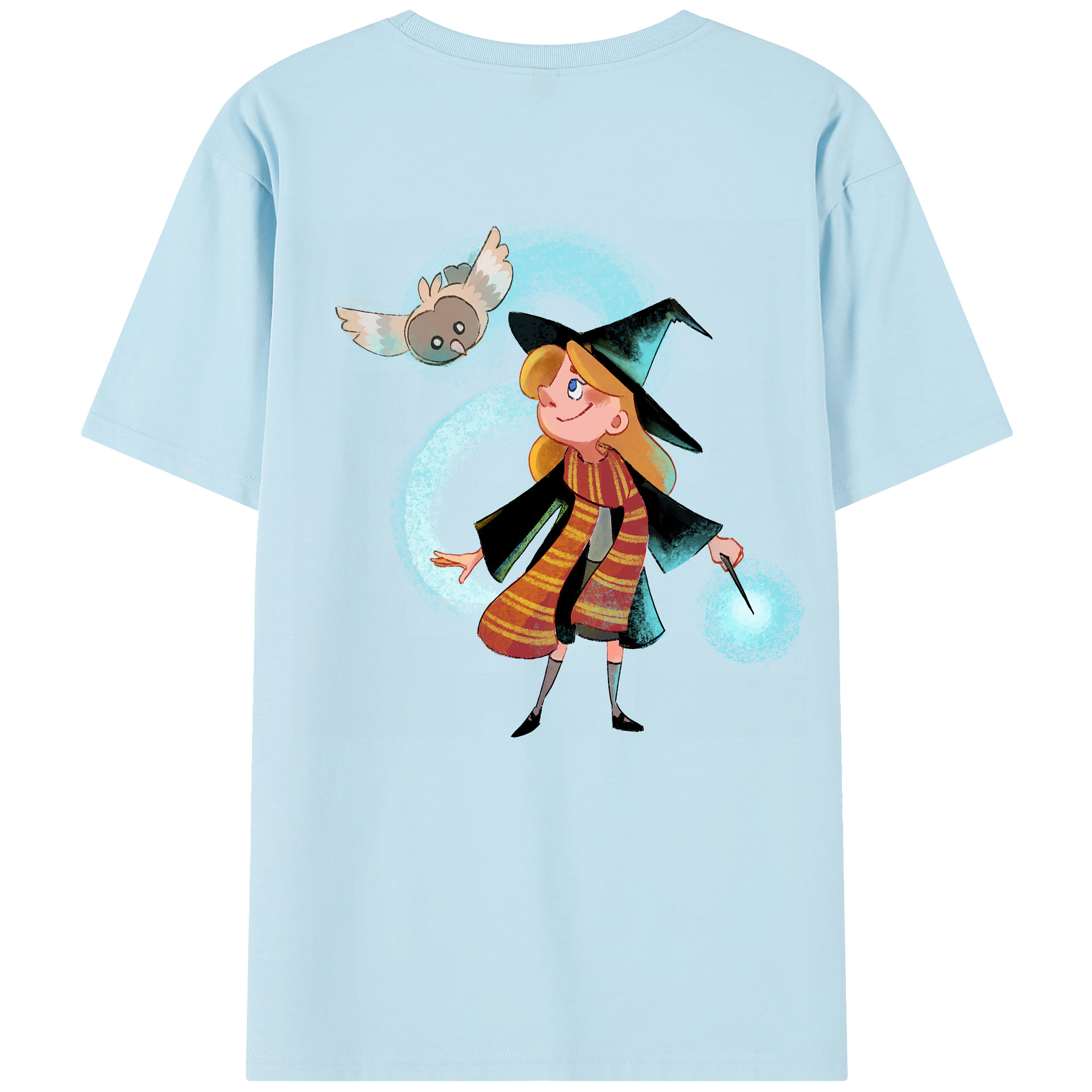（画像用） Harry Potter ハリー・ポッターシリーズ 綿100％半袖Tシャツ（背面プリント）